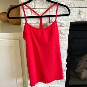 Red Lululemon Racerback Top. Size10